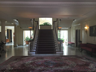 The front entrance hall