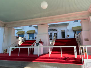 Red Carpet Portico Entrance