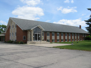 Picture from outside Elgrin Bible Church